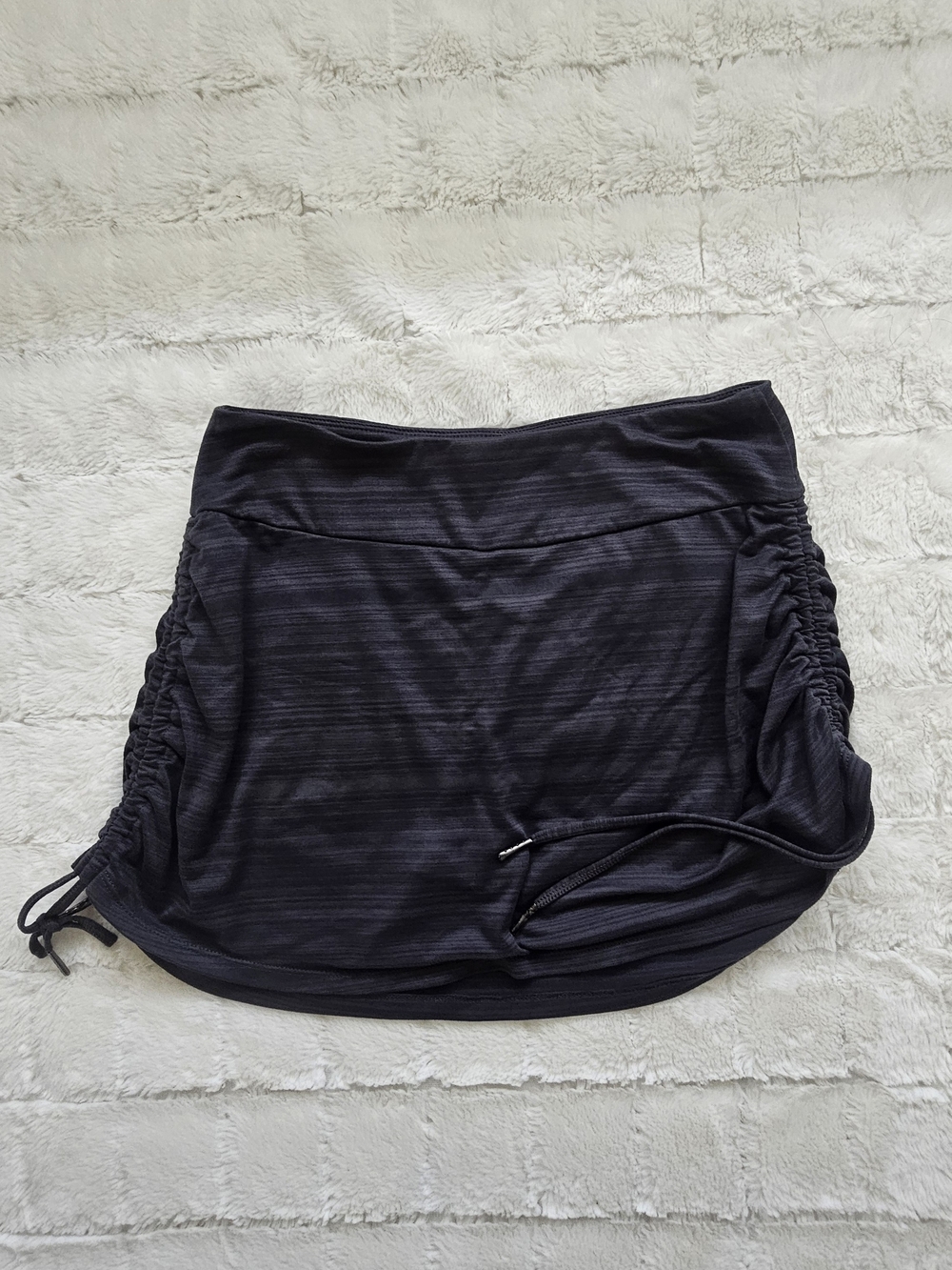 Kyodan Black Ruched Side-Drawstring Active Skirt Golf & Tennis